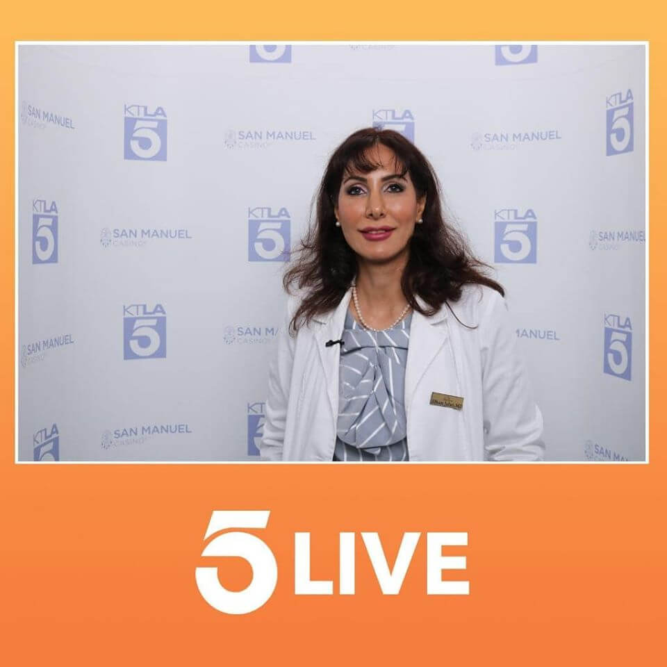 Dr. Jafari was featured live today on KTLA and she performed 4D Under Eye Lift procedure and discussed Liquid Facelift and other related procedures to restore rejuvenated look with natural results.